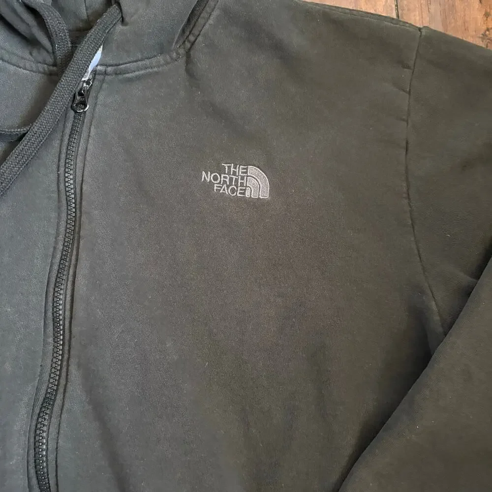 The North Face Full Zip Hoodie Mens XXL Black Outdoors Sportswear Activewear